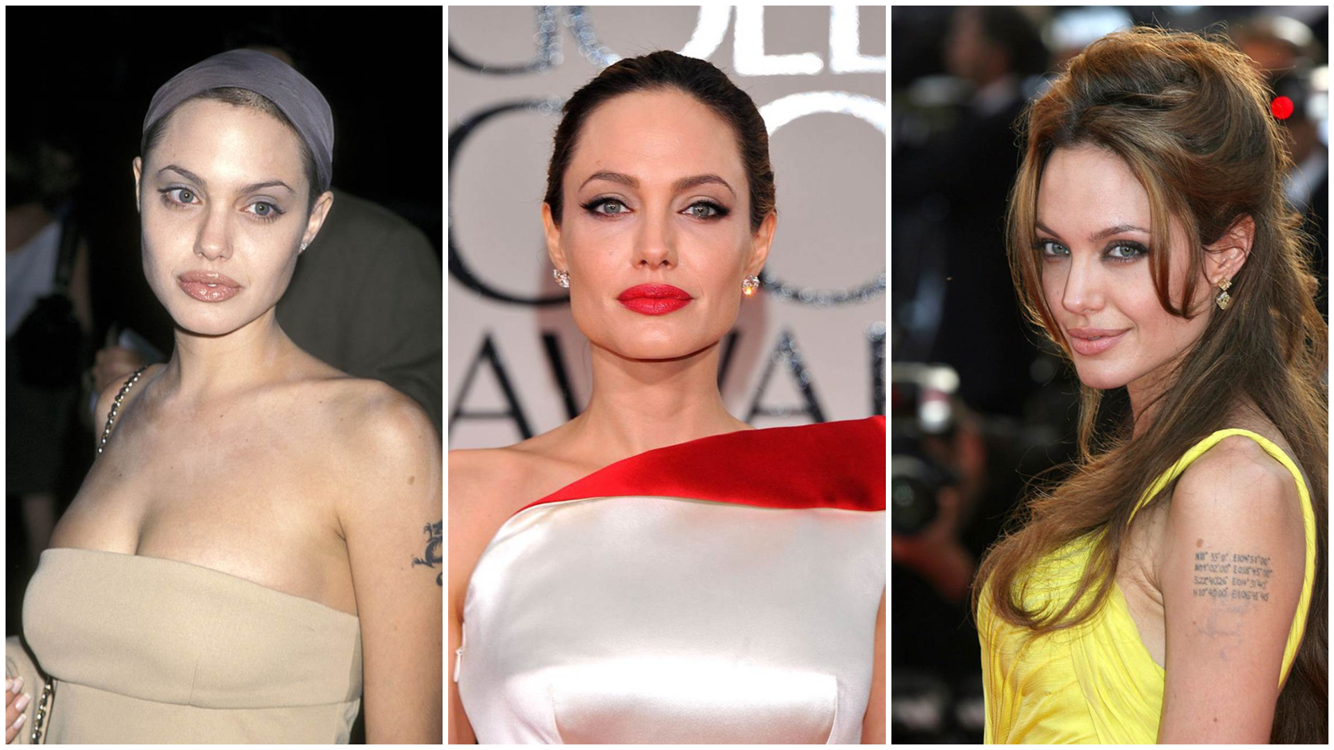Angelina Jolie. A evolução dos looks da atriz em 44 fotografias