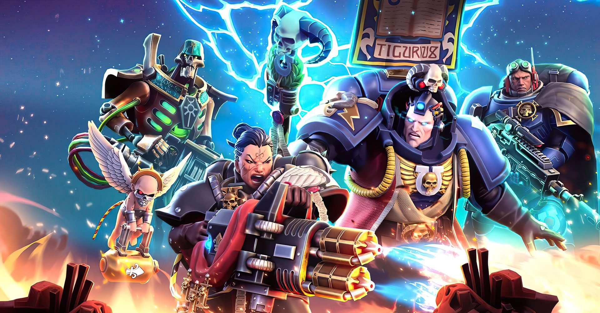 Warhammer 40.000: Tacticus convida a colecionar exércitos de personagens e participar em batalhas online