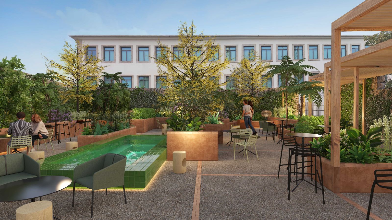 Há um novo hotel no Porto que é um “mini oásis urbano” cheio de história, cultura e arte