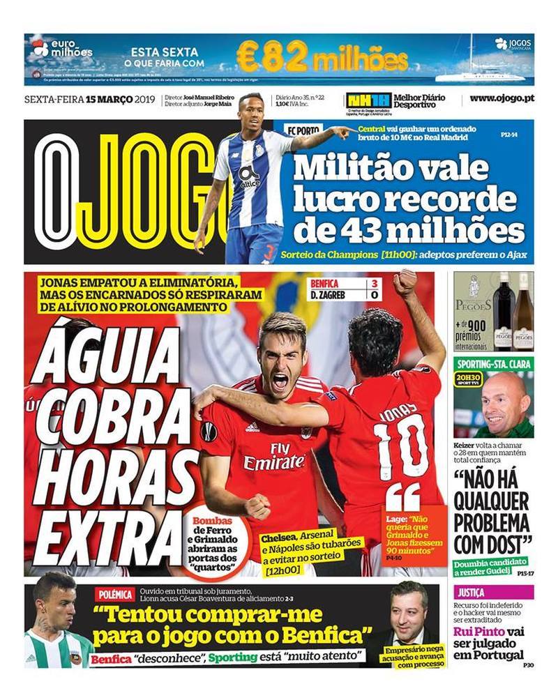 Leões de Porto Salvo-Benfica, 2-3: Águias arrancam vitória a ferros -  Futebol - Jornal Record