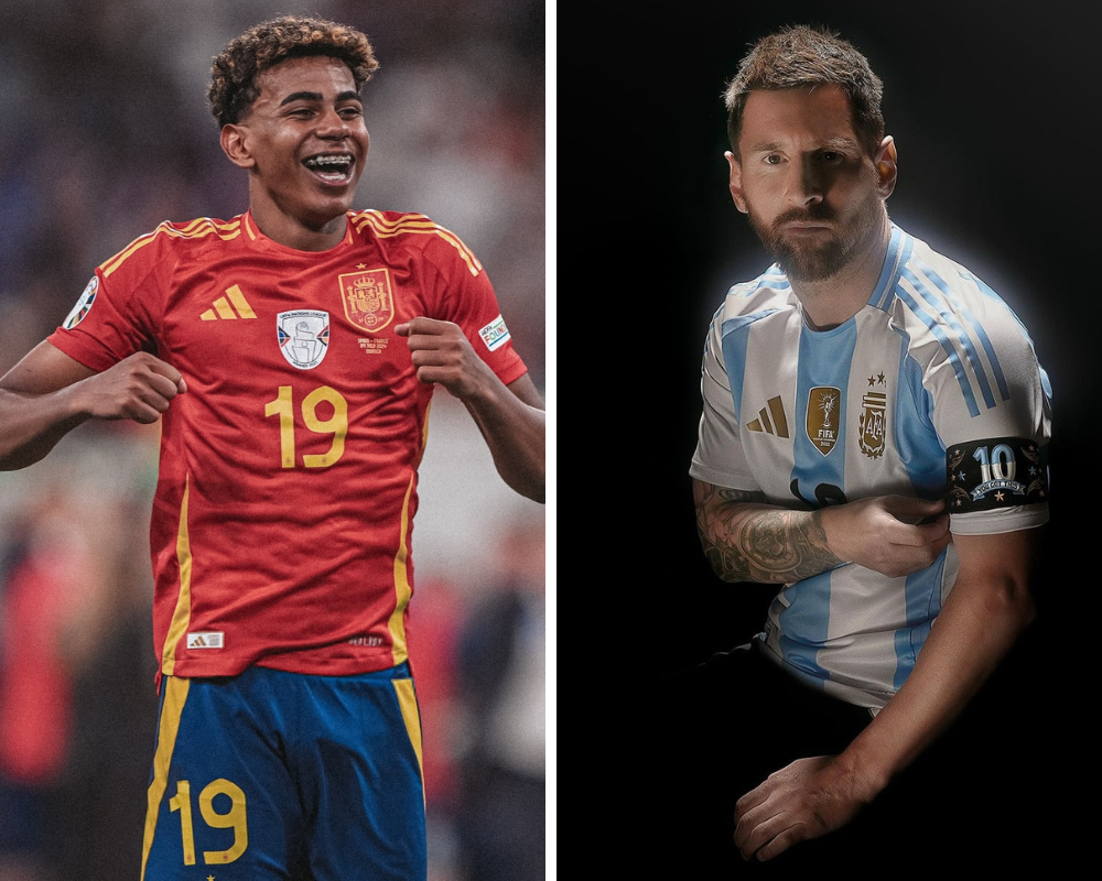 Jovem-promessa espanhola fotografado com o ídolo, Messi, em bebé, poderá enfrentá-lo em campo