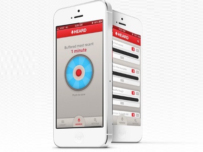 Heard: uma app permite recuperar o que se passou há 5 minutos