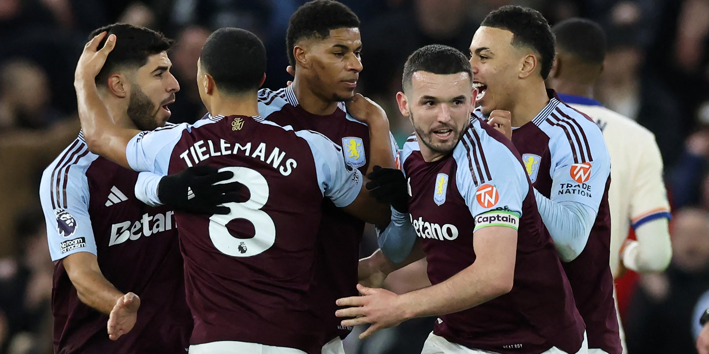 Dupla Rashford-Asensio lideram reviravolta do Aston Villa contra o Chelsea