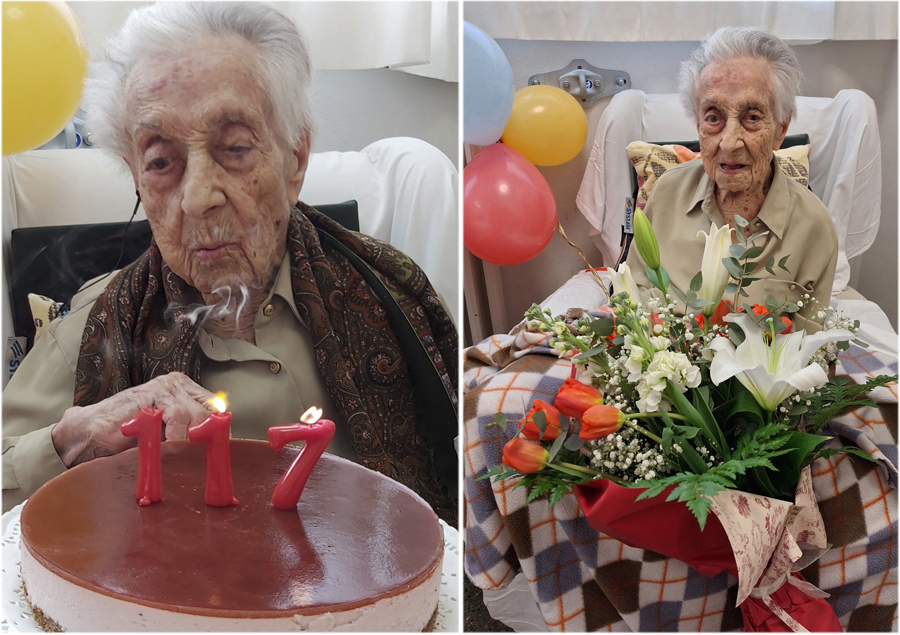 Mulher mais velha do mundo morreu aos 117 anos. Era conhecida como “Super Àvia Catalana”