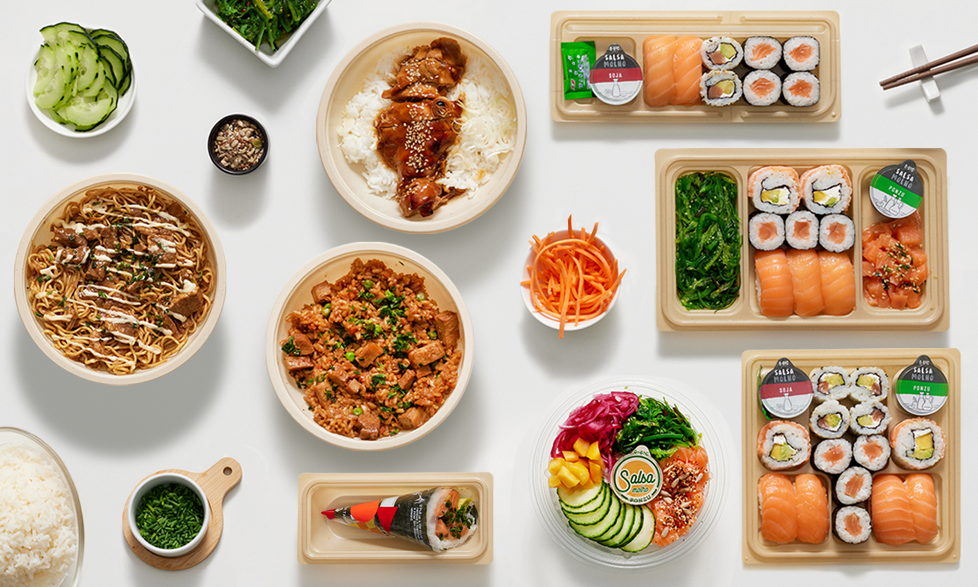 Corram! A Mercadona já tem sushi, pokés ou noodles prontos a comer (e há temakis a 3,75€)