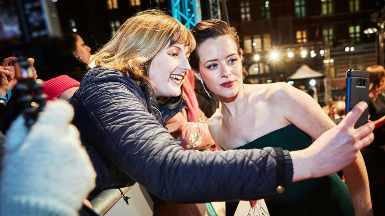 Os bastidores dos BAFTA segundo as fotos dos famosos