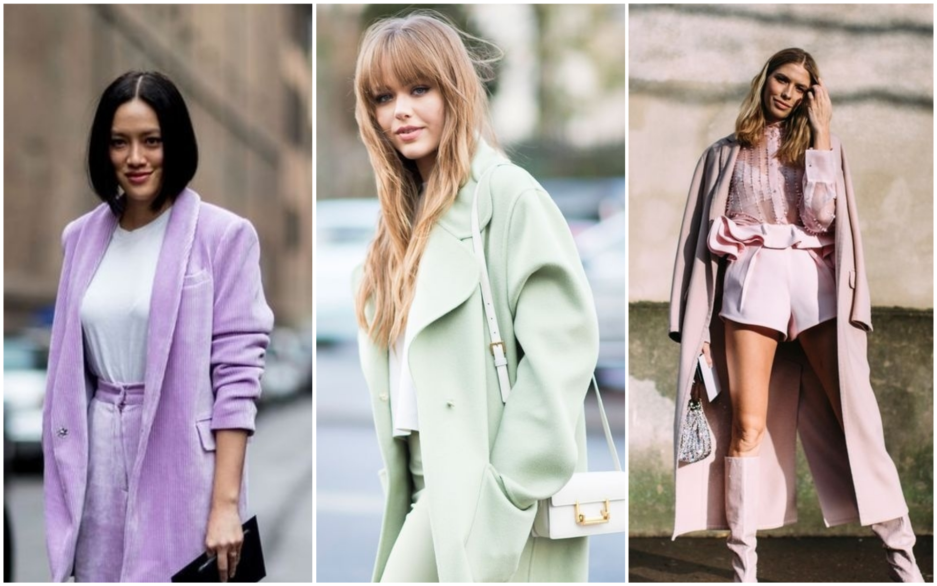 Tons pastel. A tendência para as mulheres mais femininas chegou e nós temos 15 sugestões