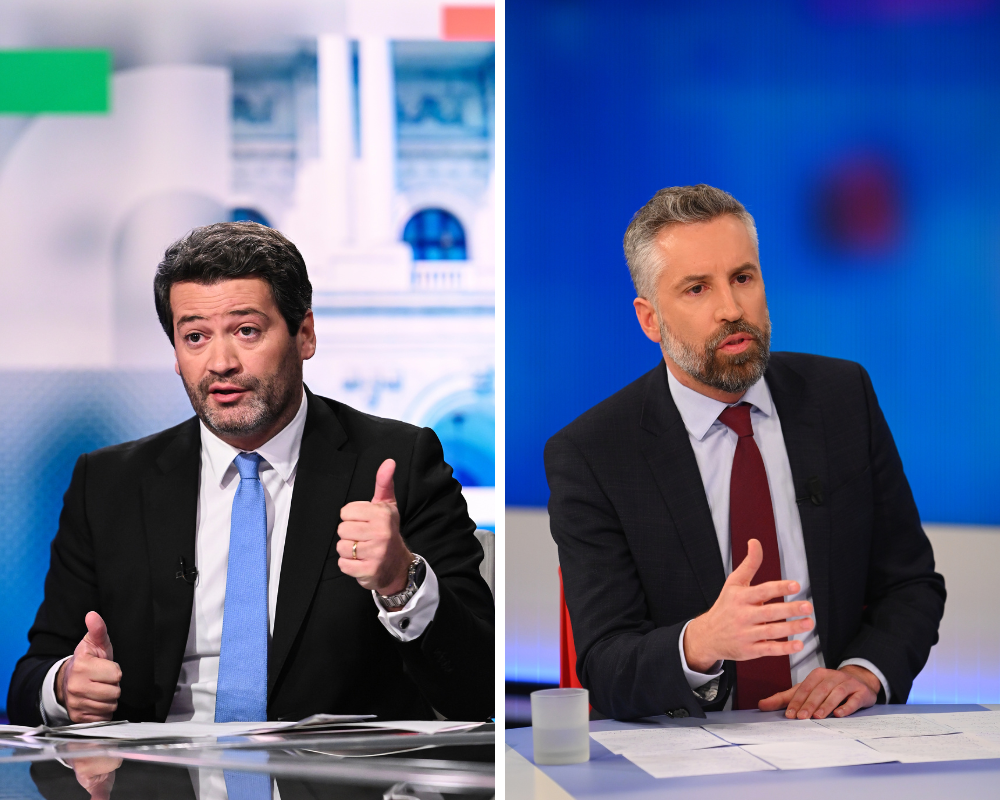 Legislativas nas manhãs. André Ventura com Diana e Baião, Pedro Nuno Santos com Cláudio e Cristina