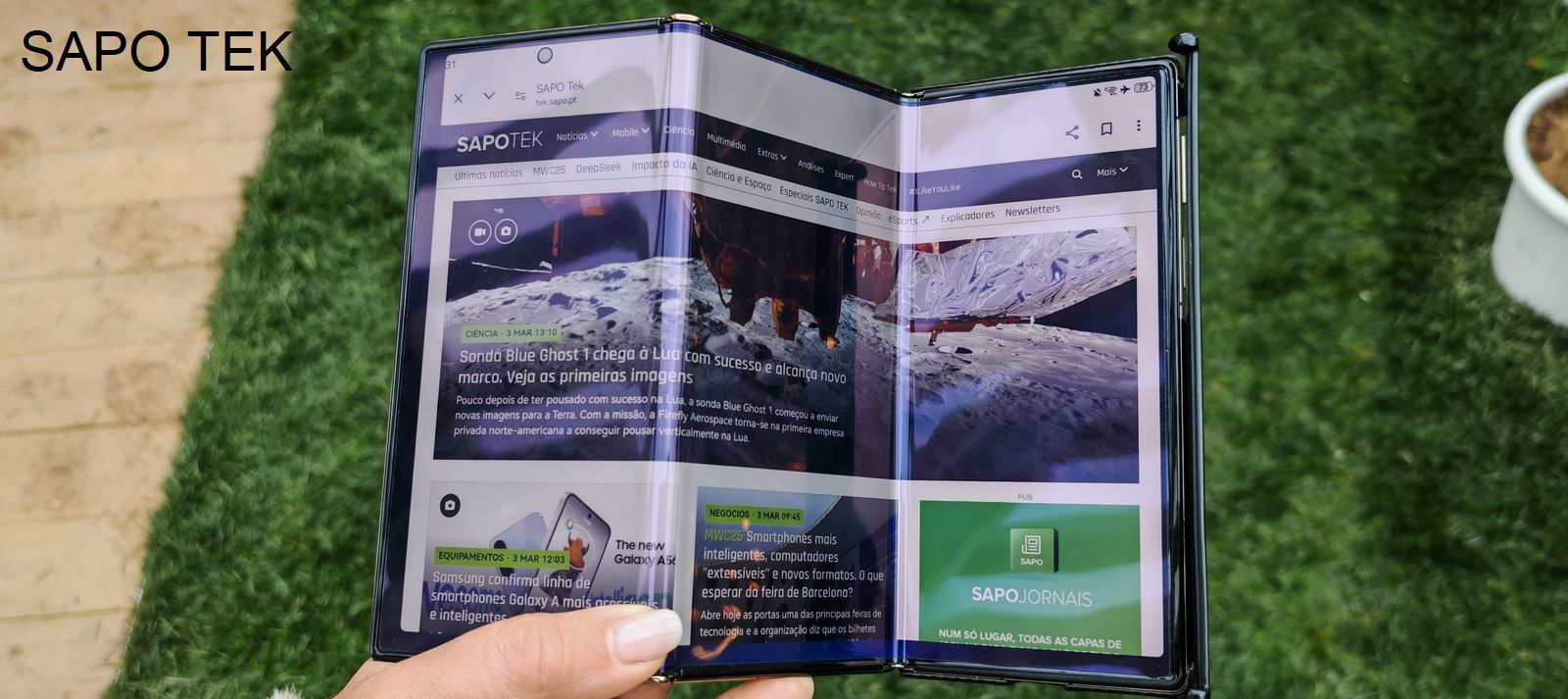 Huawei Mate XT: Dobra, volta a dobrar e ainda assim é um dos smartphones mais finos do mercado