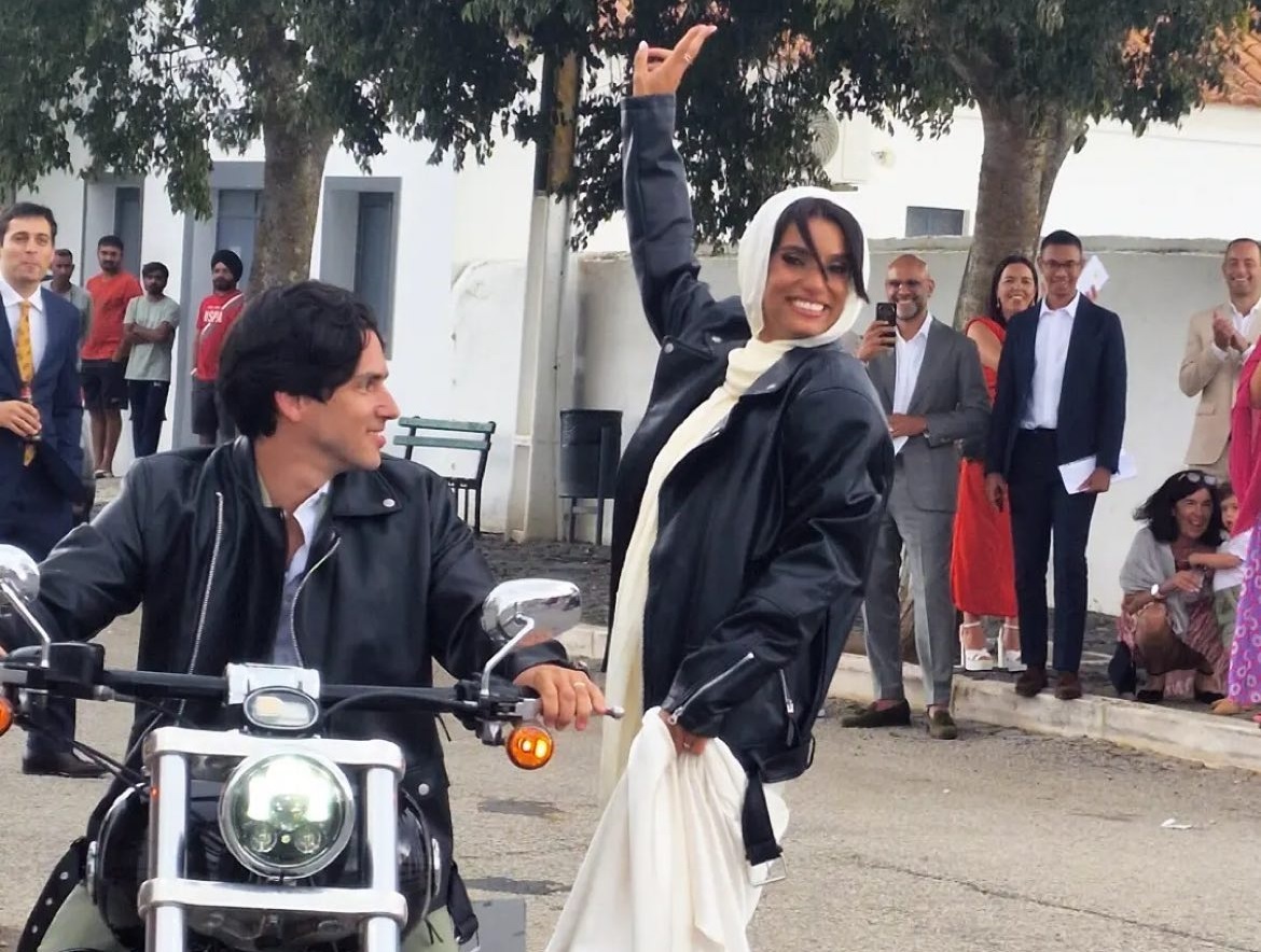 Pivô da CNN Portugal casou-se e estamos apaixonados pelo look rock chic. Veja as fotos