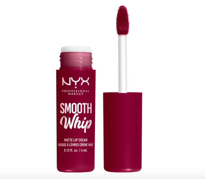 Nyx, Smooth Whip, Batom Líquido Mate, cor Chocolate Mousse