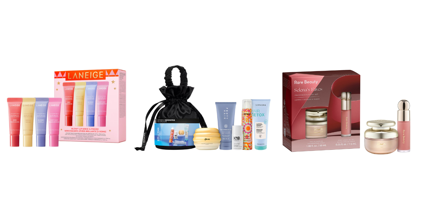 Rare Beauty, Benefit ou Laneige. 14 coffrets da Sephora para surpreender os amantes de beleza no Natal