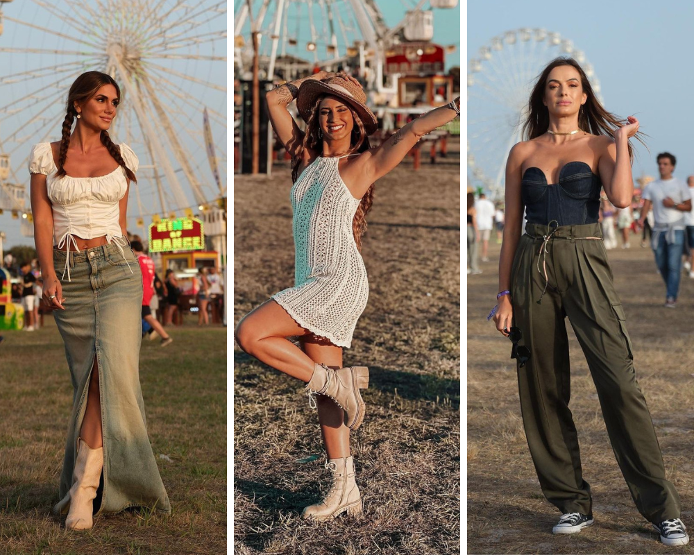 Looks confortáveis, simples e práticos. Veja as escolhas de 12 famosos para o MEO Sudoeste