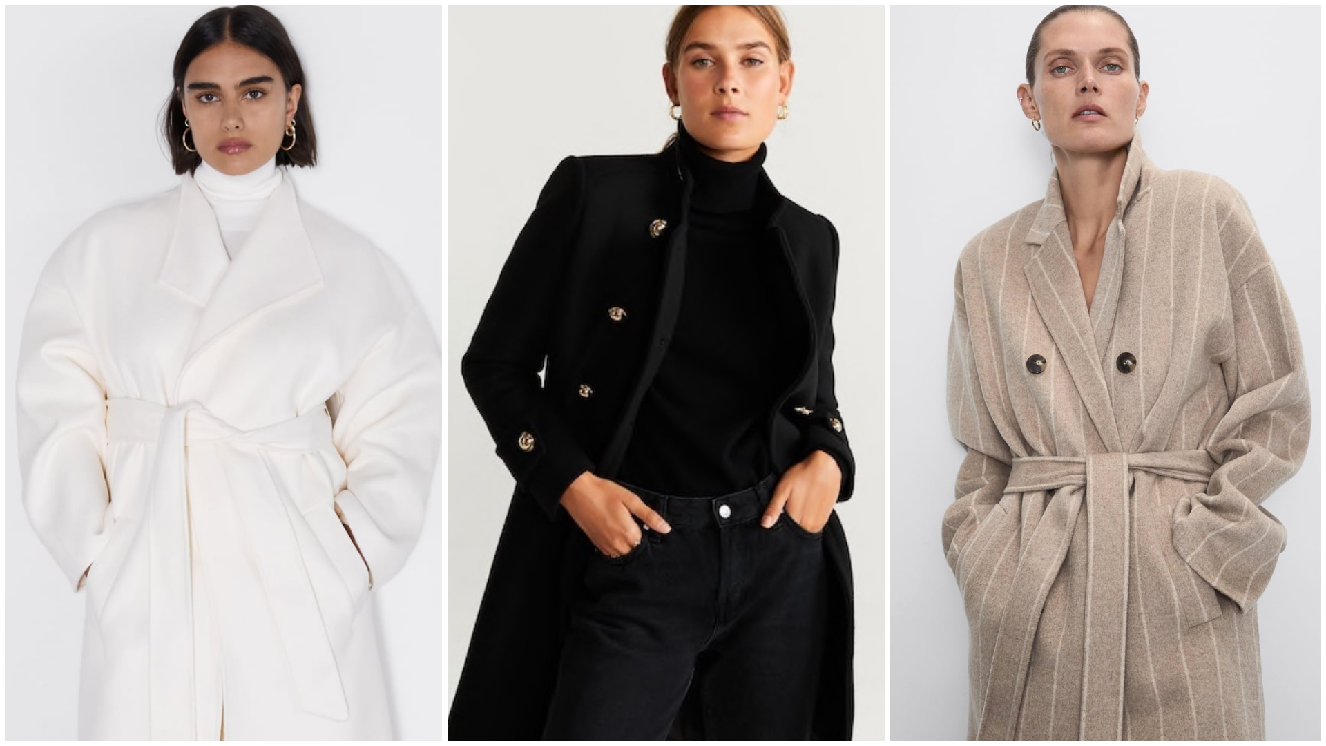 Venha daí esse frio. 15 sugestões de sobretudos para enfrentar o inverno (a partir de 25€)