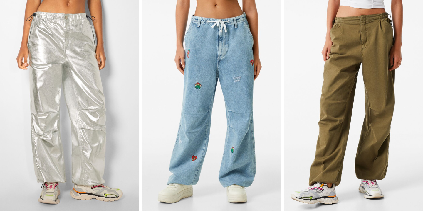 A cintura descida voltou e a culpa é das parachute pants. 10 modelos para mostrar as suas ancas
