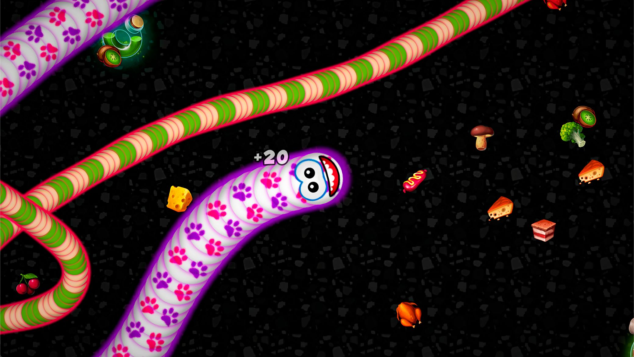 Slither.io: MELHOR JOGADA !!! 