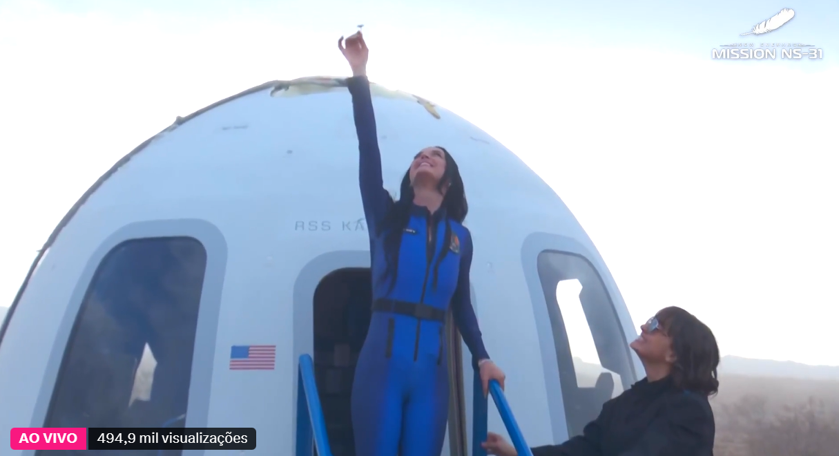 Depois do “feminismo de fachada” com Katy Perry, Blue Origin prepara missão mais discreta