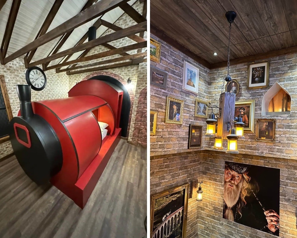 Dormir no Hogwarts Express? Este Airbnb é o sonho de qualquer fã de “Harry Potter”