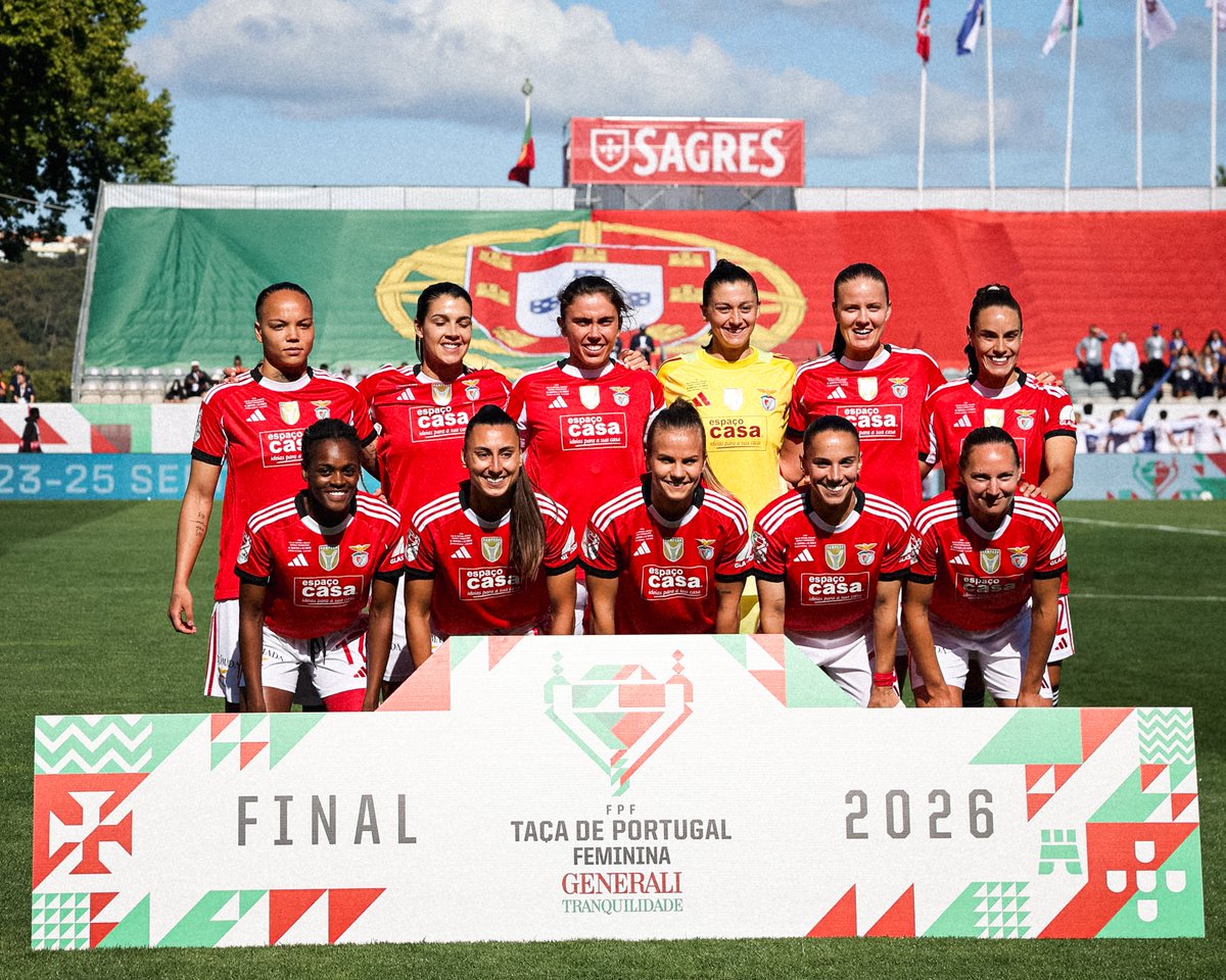 Benfica wins the Women's Portuguese Cup with victory over FC Porto in the final
