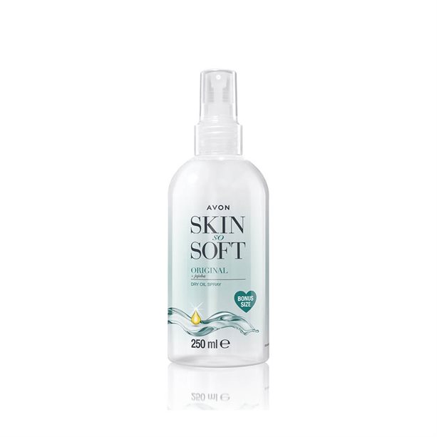 Avon, Skin so Soft, Óleo Seco Hidratante para Corpo em Spray