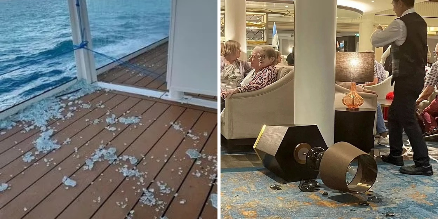 Ondas de quase 10 metros fazem 1 morto e mais de 100 feridos em cruzeiro no Atlântico