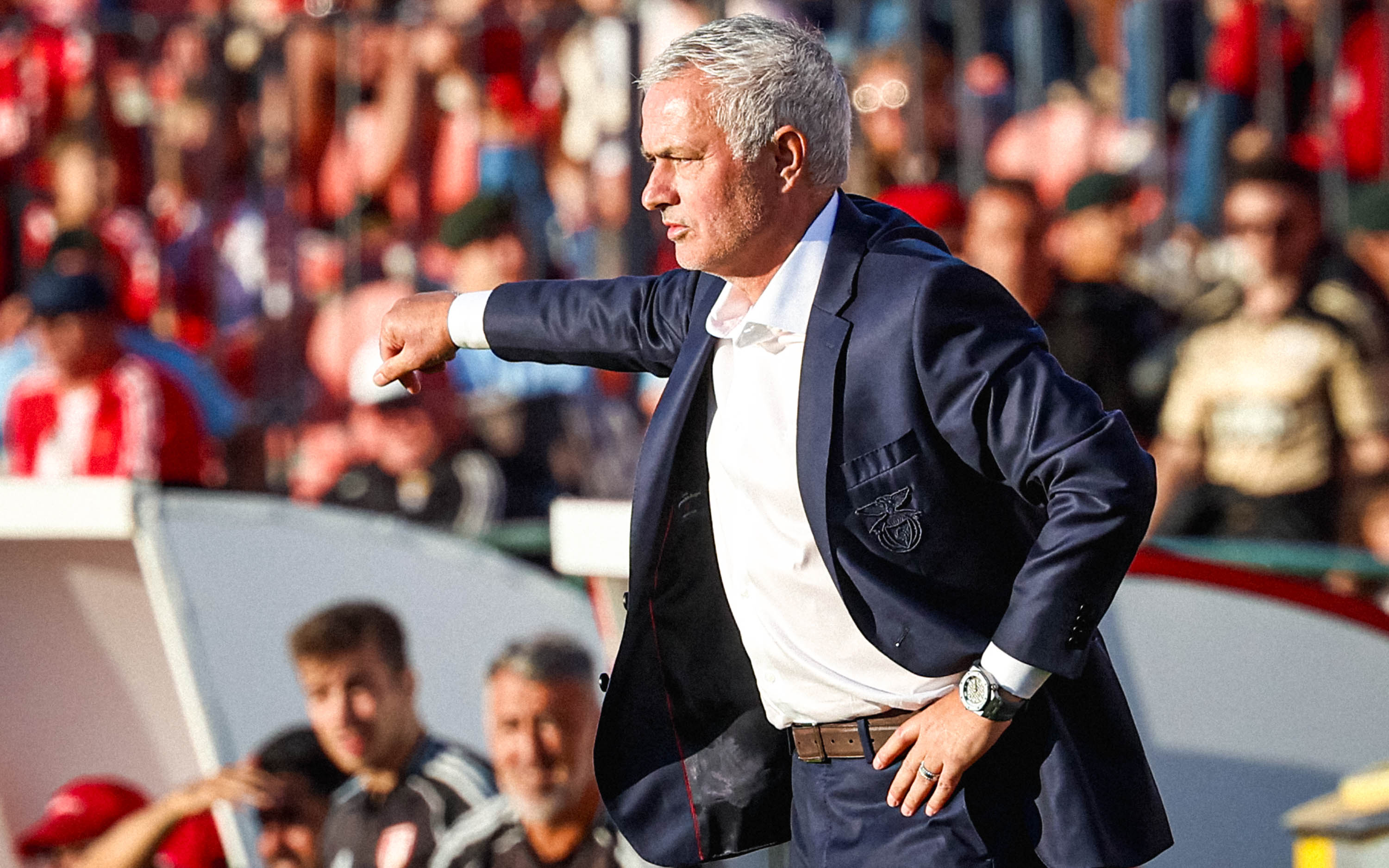 José Mourinho, entrenador del Benfica.