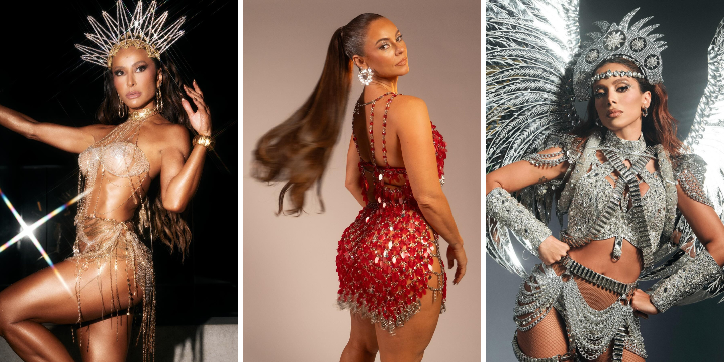 De Anitta a Sabrina Sato. As famosas brasileiras já estão a dar tudo nos preparativos para o Carnaval