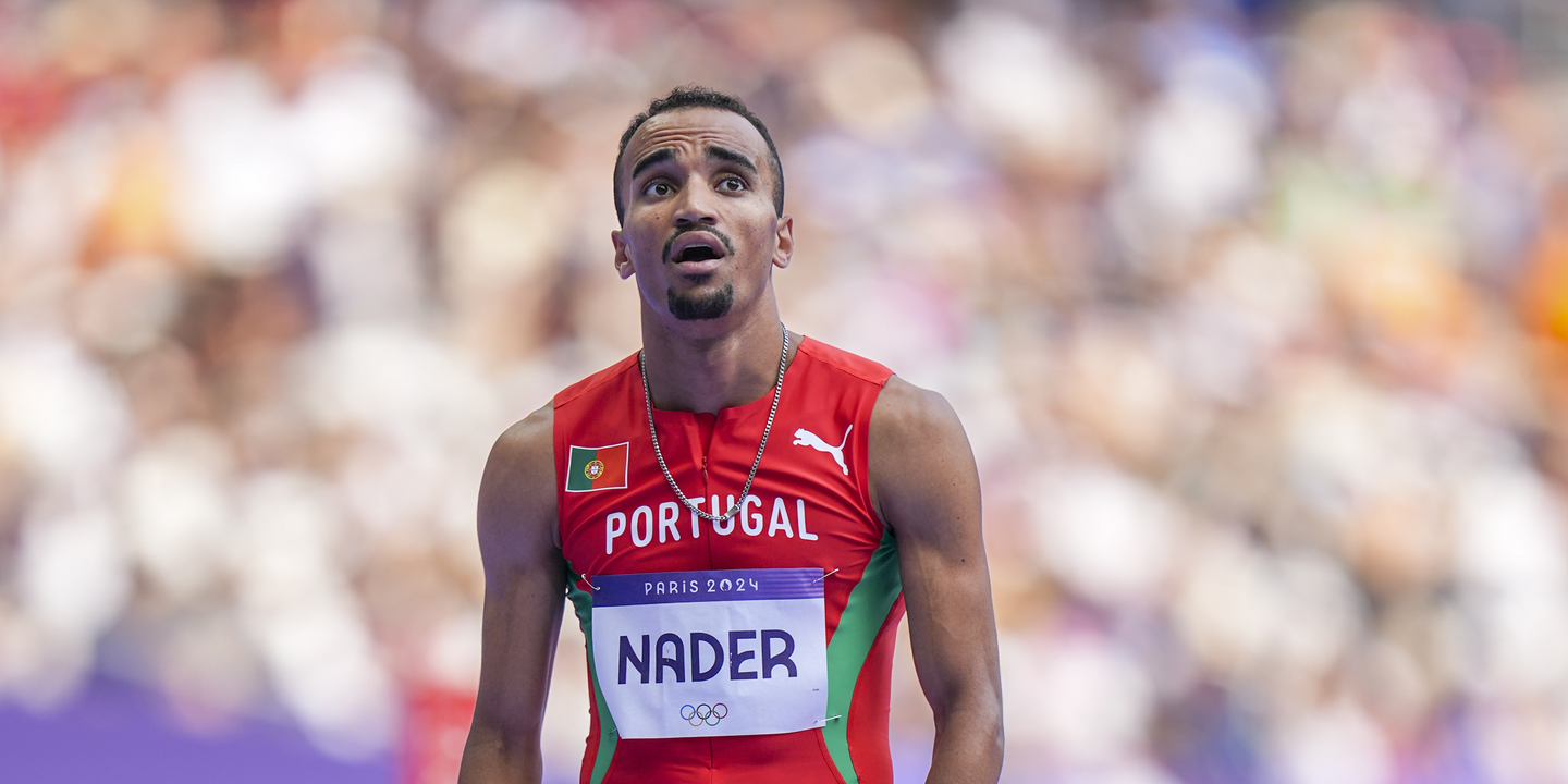 Isaac Nader na final dos 1.500 metros dos Mundiais de Atletismo