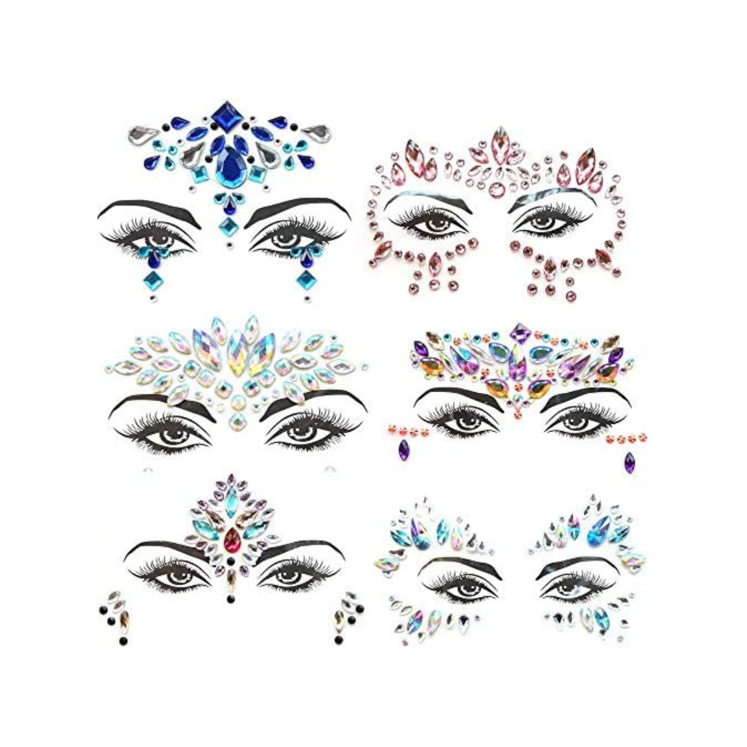 Bosster, Autocolantes rosto jóias 6 peças