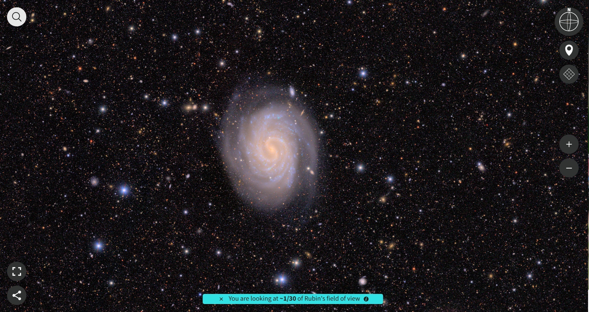 Descubra os primeiros tesouros cósmicos do observatório Vera C. Rubin numa visita guiada online