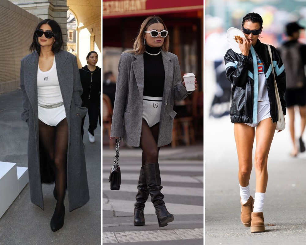 Trouser-less. Da gaveta para a rua, a “cueca da avó” é a nova tendência entre as fashionistas – e até resulta