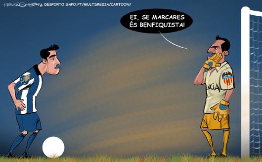 A razão dos penáltis falhados