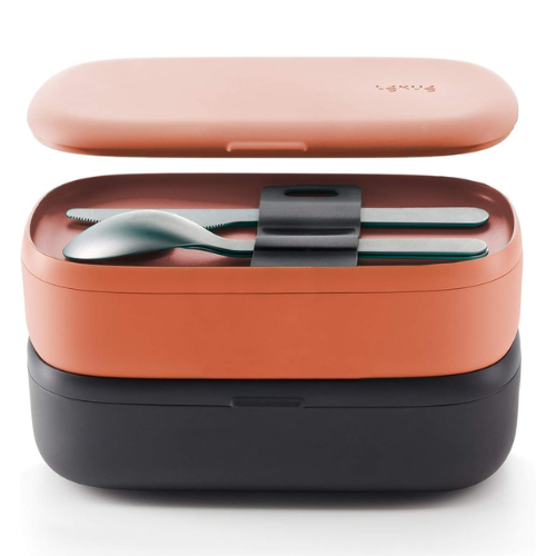 Lékué, Lancheira com Dois recipientes e Talheres