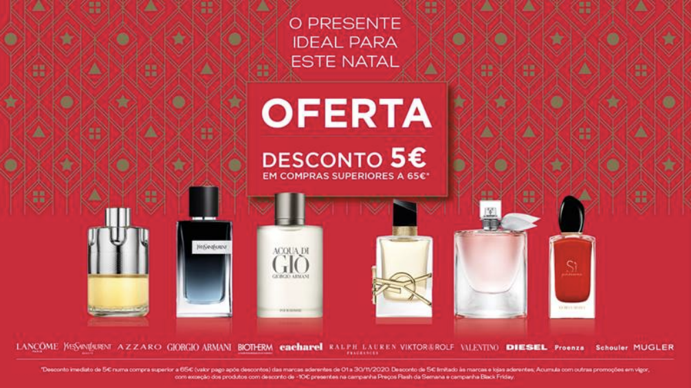 O Natal chegou mais cedo (e com descontos) à Perfumes & Companhia