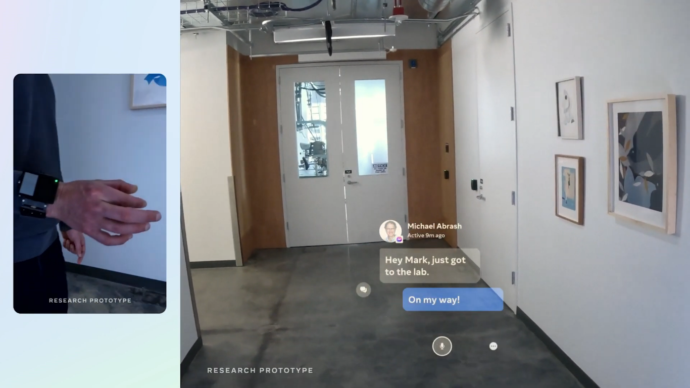 Meta está a desenvolver um wearable que vai permitir novas formas de interação com ambientes virtuais