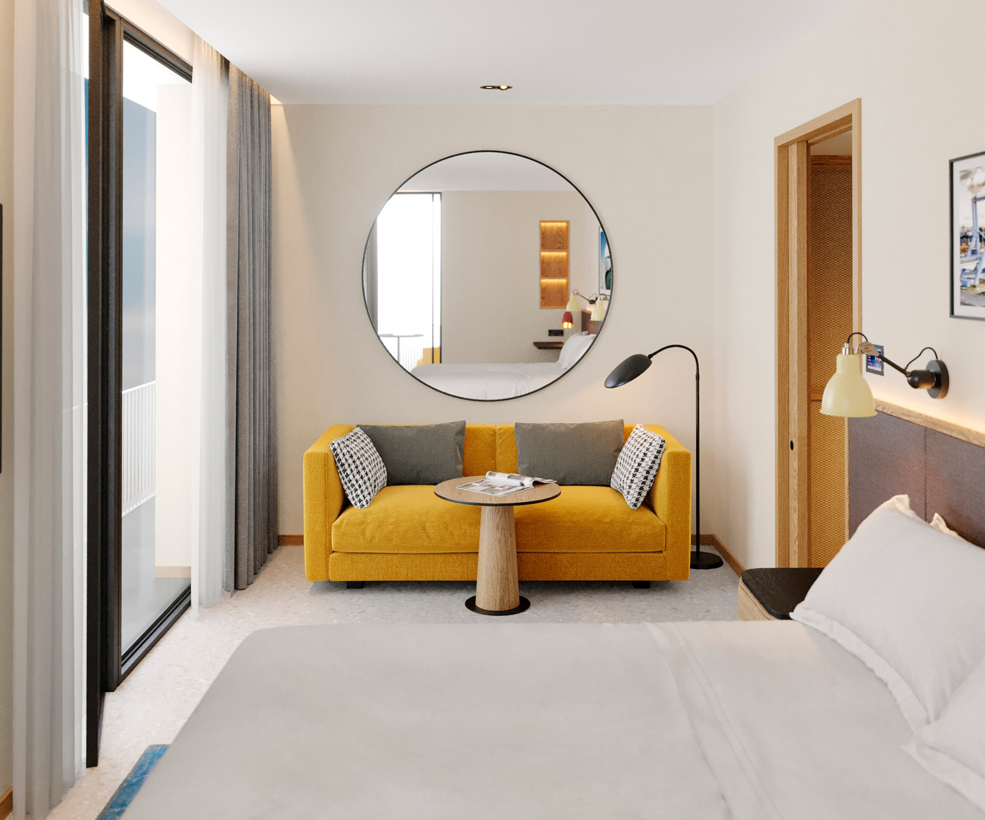 No novo hotel de Matosinhos trabalha-se perto do mar e o dia termina com cervejas artesanais