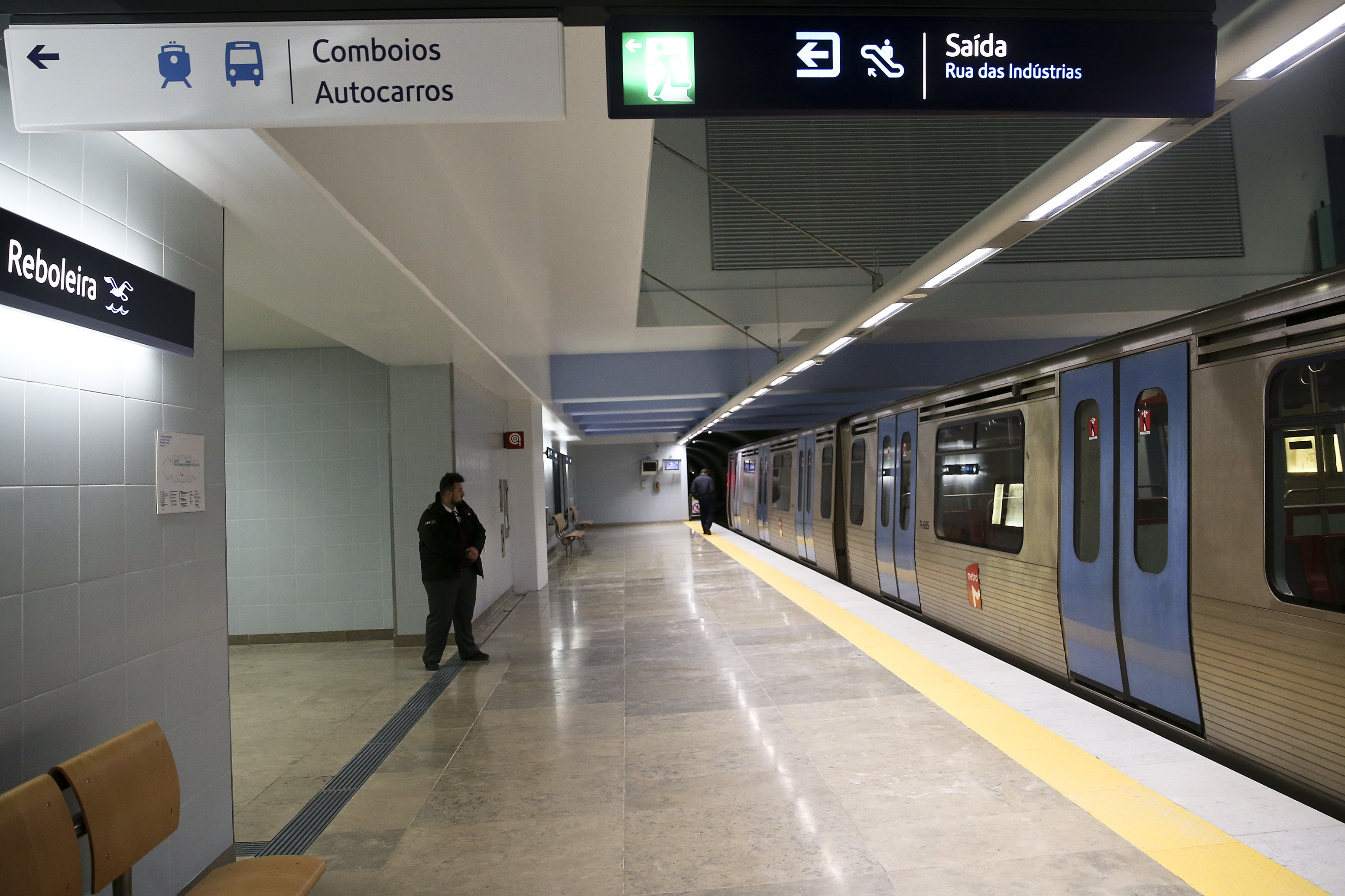 Retomada circulação na Linha Azul do Metro de Lisboa