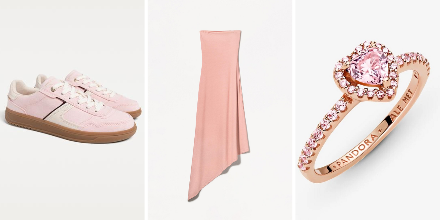 Powder Pink. Espreite 14 artigos no tom de rosa mais viral do momento (da maquilhagem à roupa)