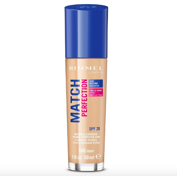 Rimmel, Match Perfection, 100 Ivory – Auchan