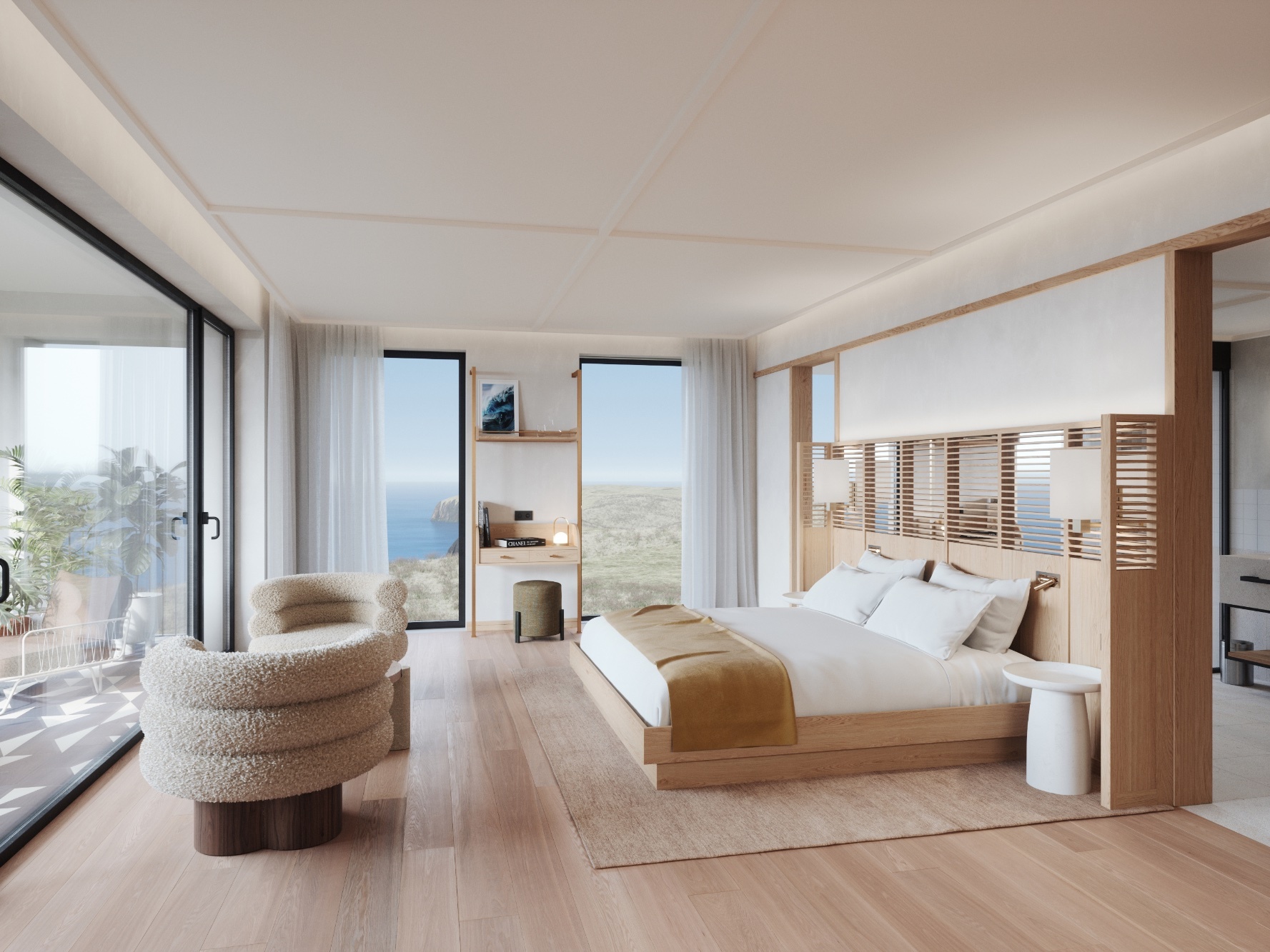 No alto de uma falésia na Ericeira, vai nascer um hotel de luxo. Com vista para o mar, claro