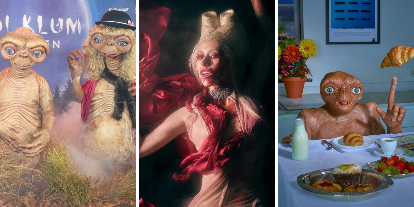 E.T. em dose tripla e outros clássicos. Estes 29 disfarces das celebridades marcaram o Halloween