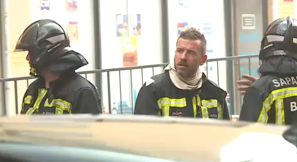 Herdeiro de Marco Paulo filmado a combater um incêndio violento em Braga. Dudu já não está de baixa