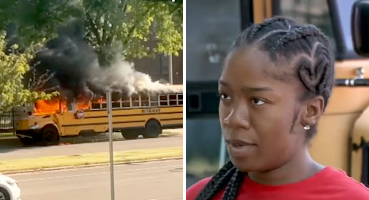 Motorista grávida de 8 meses salva 37 crianças de um autocarro em chamas. “O meu trabalho era manter a calma”