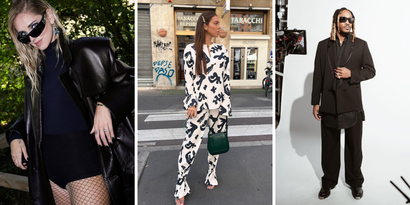 Os looks dignos de desfile (ou então não) das celebridades na semana da moda de Milão