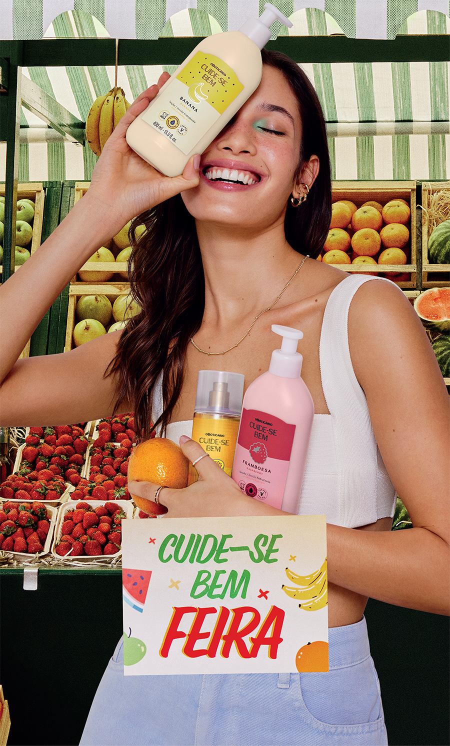 A nova gama de corpo d’O Boticário dá vontade de comer de tão cheirosa. Conheça a Feira