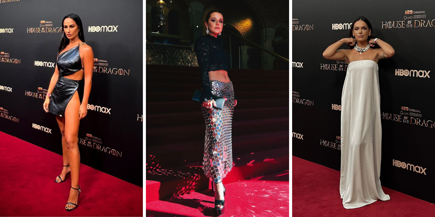 Os famosos deram tudo na estreia de “House of The Dragon”. Quem sobe ao trono pelo melhor look?