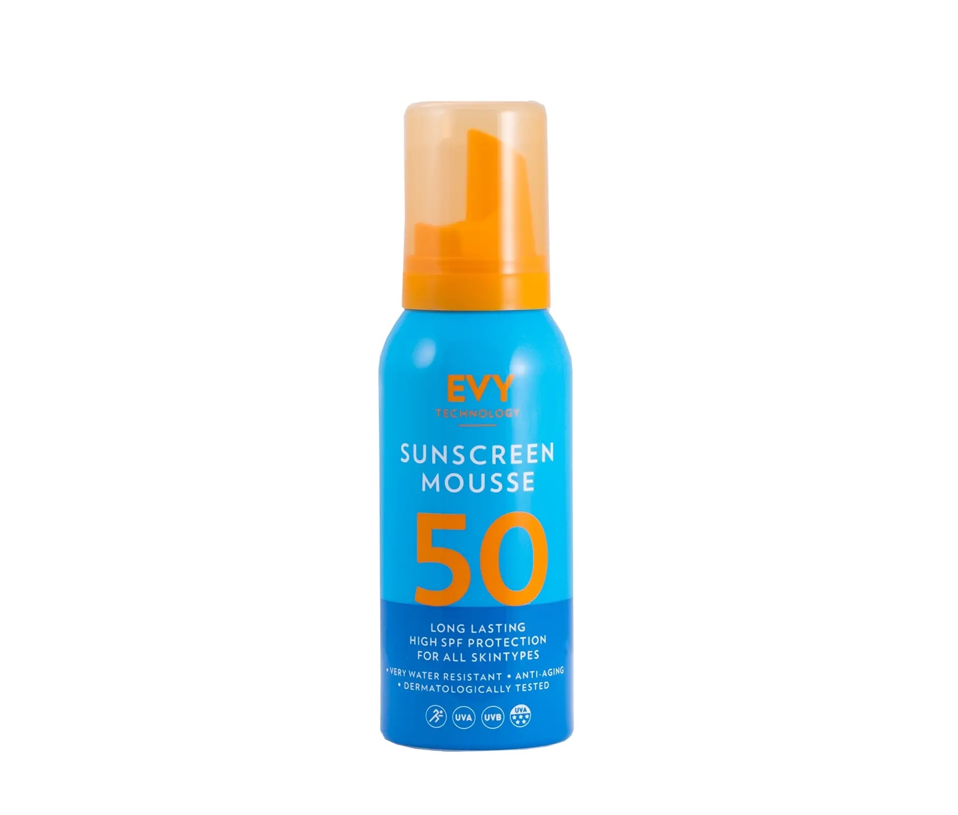 Evy Technology, Sunscreen Mousse Protetor Solar Corpo SPF 50