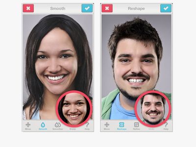 Corretor de imperfeições na forma de app