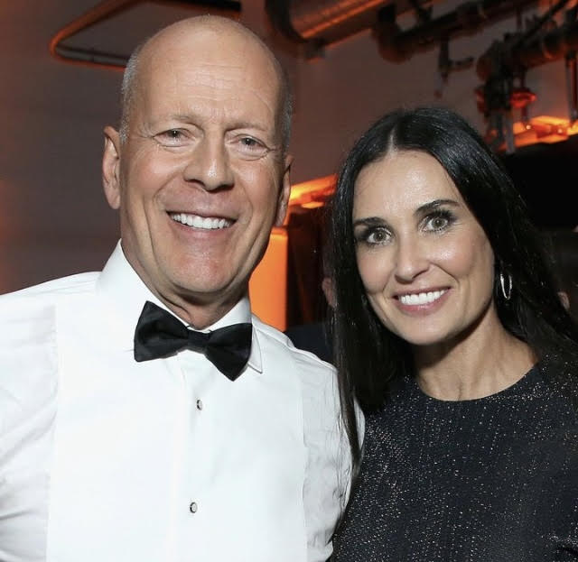 Demi Moore está a viver com o ex-marido Bruce Willis. Após diagnóstico de demência, atriz “não o irá deixar até ao fim”