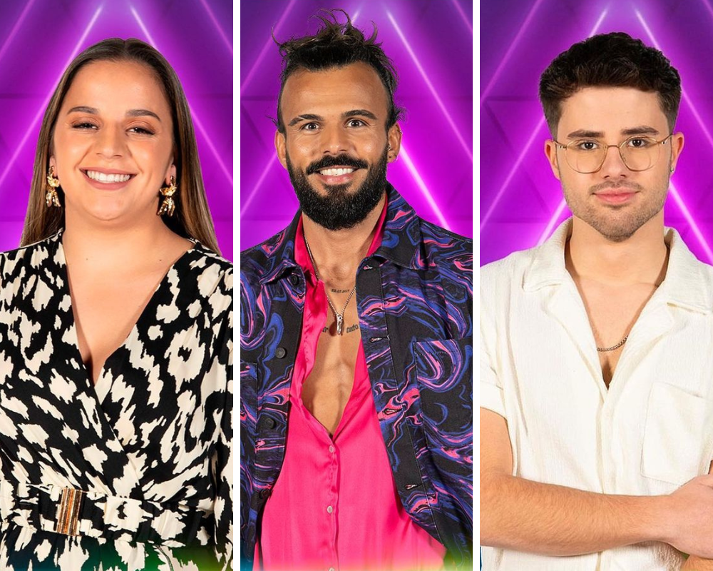 “O Triângulo”. Tamara, Domingos e Gonçalo são a mais recente tríade do formato